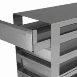 Horisontella lådfrysrack A 136 mm Horizontal-drawer-racks-A