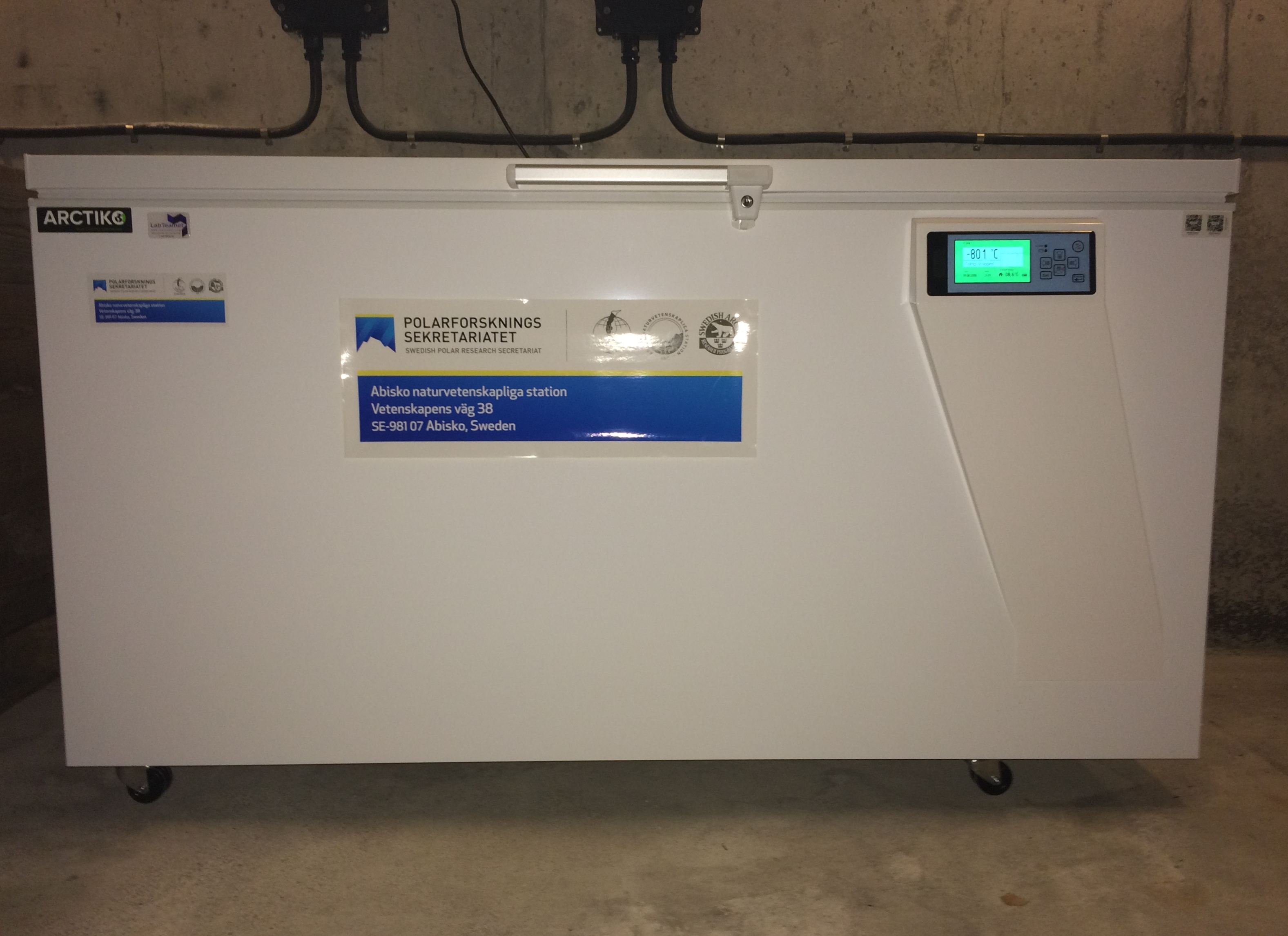 Arctiko low temperature freezer in the Arctic