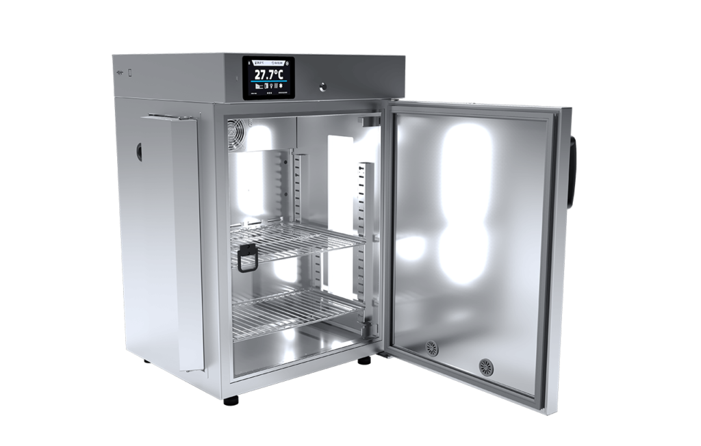 Cooled incubator with FIT system