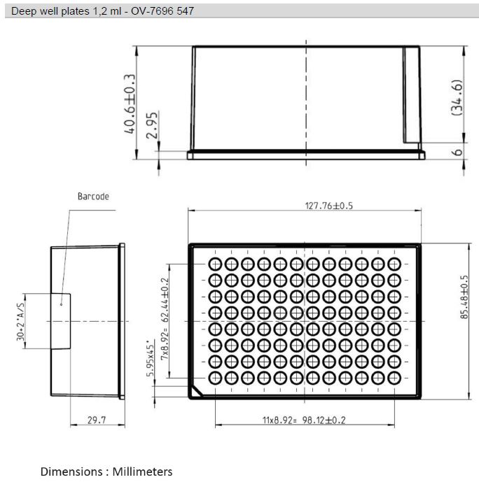 Deepwell Plattor 1.2ml